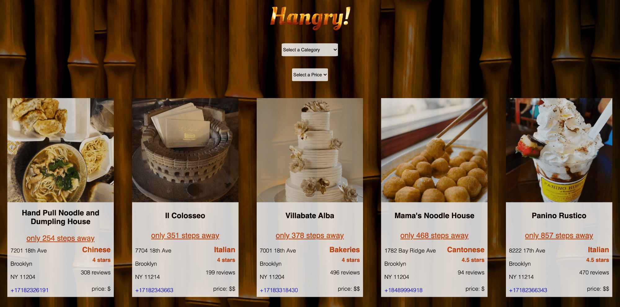 Screenshot of Wynhangry