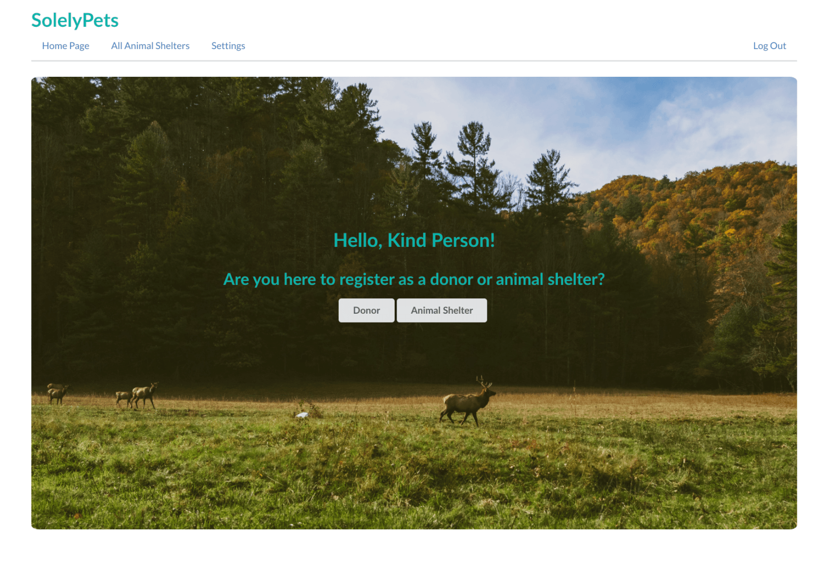 Screenshot of SolelyPets
